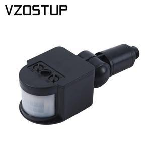 LED 가벼운 운동 측정기 스위치 조정 가능한 12V 24V 110V 220V 자동 적외선 PIR 탐지기 벽 산 옥외 감지기