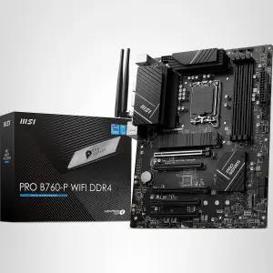 MSI PRO B760-P WiFi DDR4 Pro Series 마더보드(12th 13th 14th 인텔 프로세서 LGA 1700 PCIe 4.0 M.2