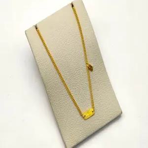 24K 순금 3돈 심플스틱 목걸이(18K 연결고리 장식)