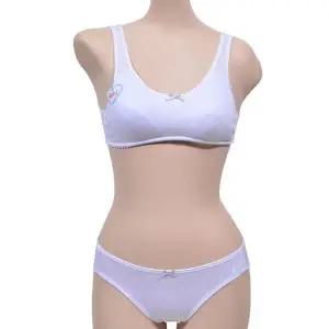 도트 고양이 1단계 세트 스포츠브라 주니어 샤통 패턴 (WFH6XYZ)