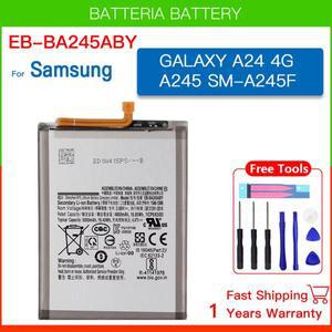 삼성 갤럭시 A24 4G SM-A245F 배터리 용 교체 전화 EB-BA245ABY