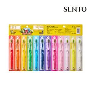 [SENTO]주니어 세이프 딥클린 초미세모 어린이 칫솔 스텝3 12개
