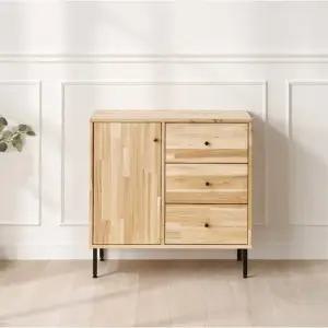 짜임 삼나무원목 800주방서랍수납장 그릇장