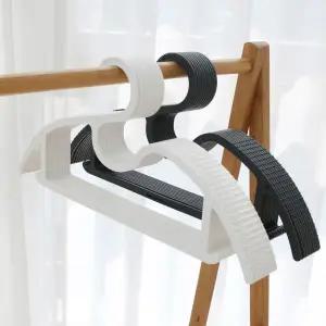 [디베르소]옷걸이 100p 논슬립 어깨뿔방지 행거 정리 수납 셔츠 바지 정장 옷장 미끄럼방지