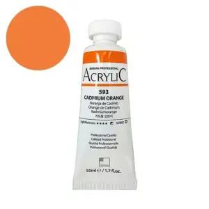 신한 아크릴물감 50ml NO.572 플루어레슨트오렌지 갑(3개입) (WFKGFOC)