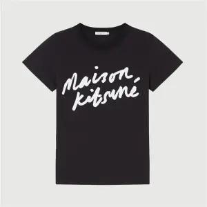 메종키츠네 핸드라이팅 클래식 반팔 티셔츠 AW00104KJ0005 P199