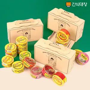 [간식대장] 감성참치 박스 한끼참치 12개 세트 4종 택1 동원참치 고추참치 짜장참치 맛참 카레참치 야채참치 김치참치 밥반찬