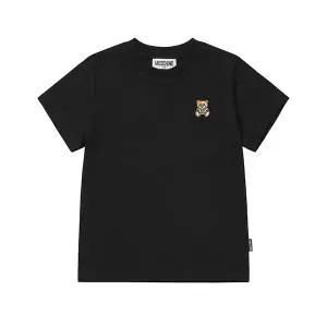 [모스키노] HTM04K LAA10 60100 테디베어 로고 아동 반팔티