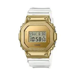 [신세계라이브쇼핑]지샥 GM-5600SG-9D 스퀘어 골드 메탈 커버 디지털 남성 우레탄 시계
