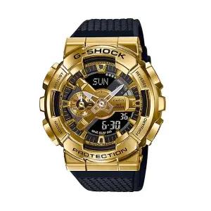 [신세계라이브쇼핑]지샥 GM-110G-1A9 빅페이스 메탈커버 흑금 남성 아날로그 전자 시계
