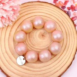 [셀러에이드]WL 핑크 볼 코인 헤어밴드 헤어슈슈 똥머리