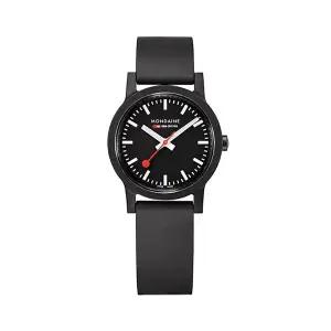 [신세계라이브쇼핑]몬데인 MS1.32120.RB 에센스 블랙 여성 우레탄 시계