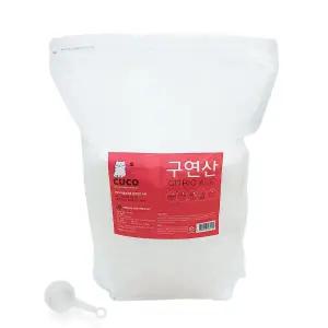 [CUCO]한내음 구연산 5kg 베이직 가습기 세척 물때 청소 섬유유연제