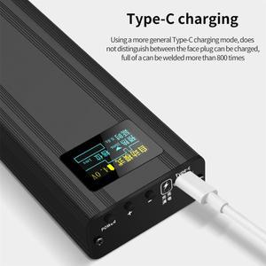 LJL 블랙 스폿 용접기 80 기어 조정 가능 디지털 디스플레이 18650 배터리 용 자동 트리거