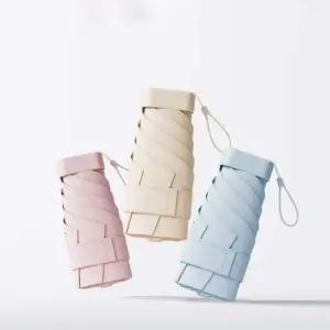 우양산 귀여운 사각 캡슐우산 접이식 우산 휴대용 암막