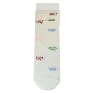 여자 데일리 여름 펀칭 중목양말 5켤레 얇은 긴양말