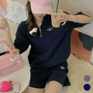 반집업 여성 카라 트레이닝 세트 여성츄리닝세트