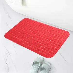 욕실 타일 알찬흡착 매트 미끄럼 방지 안전 바닥 레드