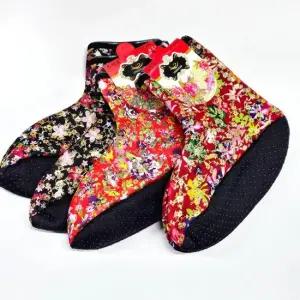 레트로 중목 기모 꽃버선 단체여행 우정템