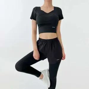 자전거 스포츠 포켓 에어 스트레치 투인원 레깅스 DBC 1907W