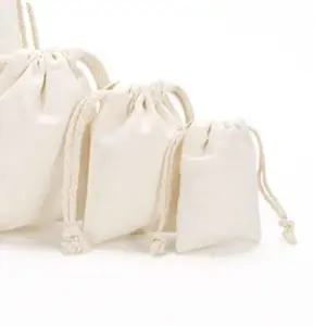 수납 무지 린넨 더스트백 초소형 1P 보관 가방 파우치 린넨가방