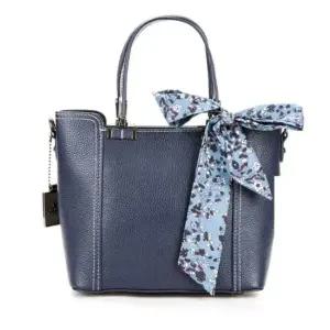 가죽 숄더백 캐주얼 크로스백 여자 블루 데일리백 여자대학생가방