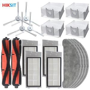 메인/사이드 브러시 Hepa 필터  천 먼지 봉투 액세서리 XiaoMi Roidmi Eve Plus SDJ01RM 로봇 진공 청소기