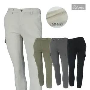 엣지애 남녀공용 카고 반밴딩기모 면바지 MCPNS8029W0 (WFKHVT2)