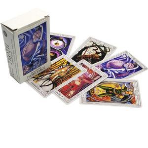 새로운 에디션 80 카드 Crowley THOTH 타로 귀여운 버전에는 마술사 세 가지 표현이 포함되어 있습니다.