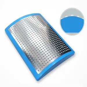 [로지프로] 국산 아치형 이온 발지압판 실버 (B형) 발지압기 지압패드