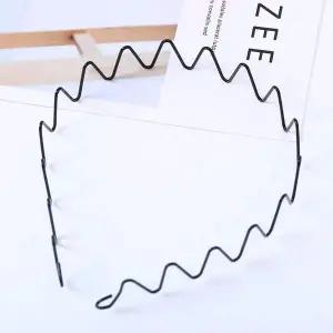 [오너클랜]WL 빅 웨이브 철사 머리띠 남여공용 헤어밴드