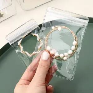 포장지퍼백 여행 포장 두꺼운 2중잠금구조 팔찌파우치 20p 8X12cm