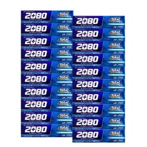 2080 시그니처 토탈블루 치약 125g x20개 개운한 오리지날 민트