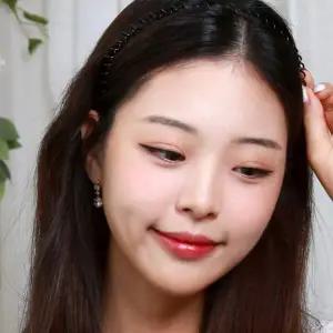 [알티피아]WL 물결 스프링 철사 머리띠 남녀공용 기본 헤어밴드