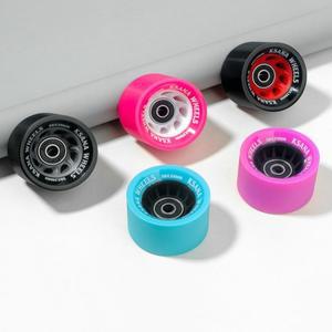 더블 로우 롤러 스케이트 특수 휠 스피드 브러시 워프 고탄성 PU 95A