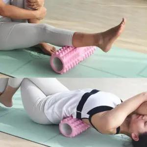 요가 필라테스 홈트 바디관리 돌기형 미니 폼롤러 (WFKLBOU)