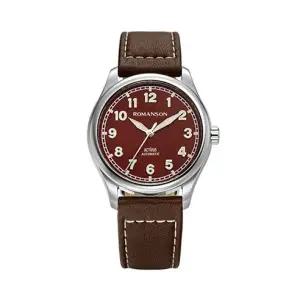 [롯데백화점]마션틴트(잡화) [로만손] 악티우스 시티보이39.5 오토매틱 남성 가죽시계 	RWALRM5BS015WHRE0
