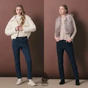 [TROY] 트로이 여성 본딩기모 데님팬츠 2종