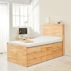 서랍많은 SS 청소년침대 평상형원목침대