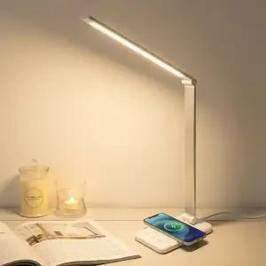 오르홈 led 스탠드 공부 시력보호 무선충전 독서 공시생 밝은 유선 스텐드 (충전케이블 포함)