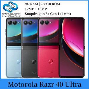 오리지널 모토로라 모토 레이저 40 울트라 XT2321 5G 6.9 ''&3.6 ''듀얼 스크린 8GB 램 256GB 롬 스냅드래
