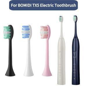 BOMIDI TX5 전동 칫솔 헤드 소프트 브리스톨 노즐용 교체 칫솔 헤드