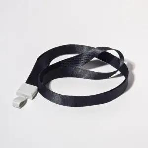 명찰 목걸이줄 고리형 끈 블랙 명찰목걸이 명찰목걸이줄 명찰끈 집게형끈 명찰스트랩