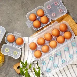 씨밀렉스 계란 보관용기 신선 트레이 플라스틱 냉장고 정리 소품 에그트레이 4구