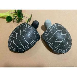 작은 5CM 마당 풍수 거북이 사무실 돌 장 조각상 대형 정원