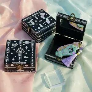 아트박스/오렌지몰 자개공예 나전칠기 자개 마스킹 테이프 사각보석함