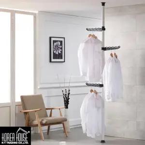 KT 1단 폴 행거 고급형 38mm헹거 1단거 형거 헹거