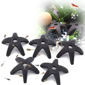 인테리어놀이터 황토 새우 별 디자인 물고기공간함블록 치어큐브 새우집 구피은신처 산란실 에진심 키우기