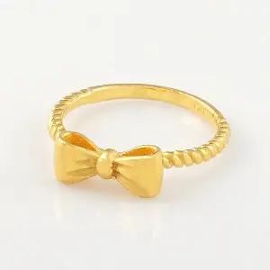 [Byeolirang]리본 꼬임 순금반지 24k 3.75g
