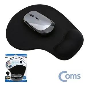 고품질 B바닥밀착형 손목보호겔 젤마우스패드 블랙 젤마우스패드 마우스받침 WFHU53D